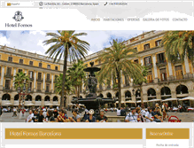 Tablet Screenshot of hotelfornos.net